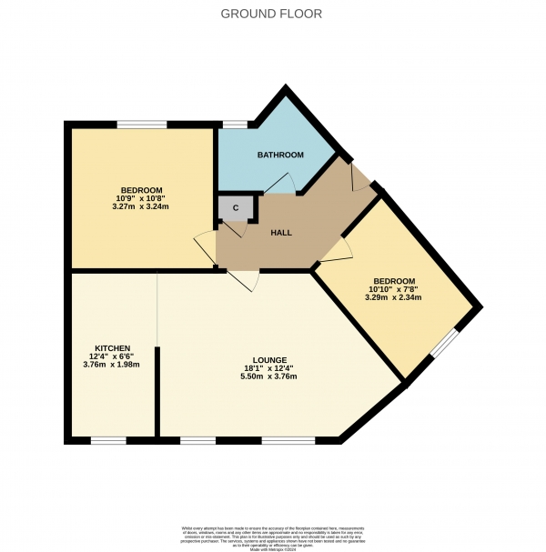 Floor Plan Image for 2 Bedroom Apartment for Sale in Hatchlands Park, Ingleby Barwick