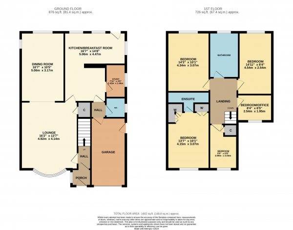 Floor Plan Image for 5 Bedroom Detached House for Sale in Davenport Road, Yarm