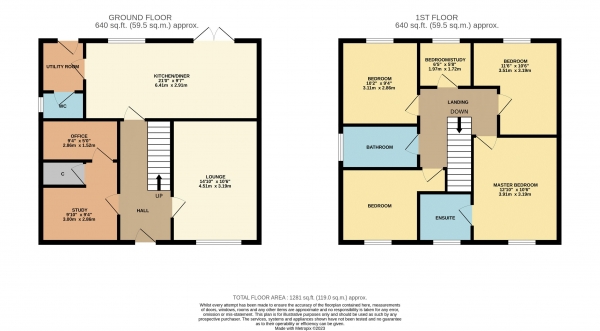 Floor Plan Image for 5 Bedroom Detached House for Sale in Seaward Close, Hemlington