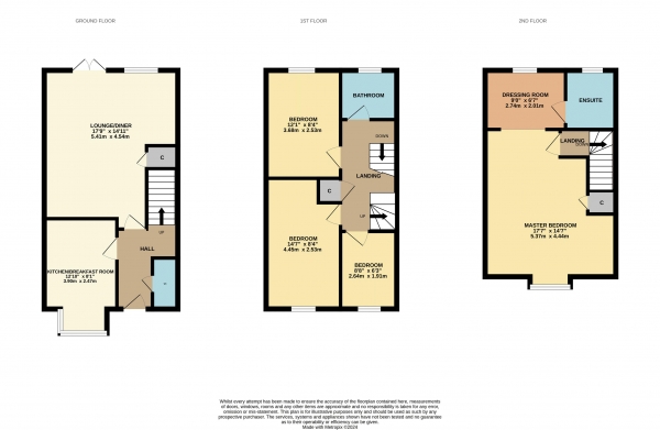 Floor Plan Image for 4 Bedroom Semi-Detached House for Sale in Water Avens Way, Stockton on Tees