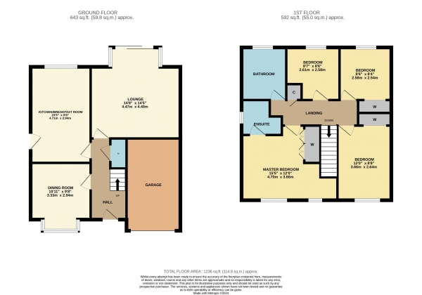 Floor Plan Image for 4 Bedroom Detached House for Sale in Preseli Grove, Ingleby Barwick