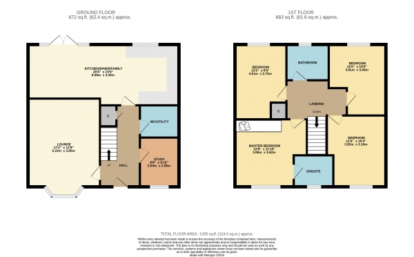 Floor Plan Image for 4 Bedroom Detached House for Sale in Merrygill Drive, Eaglescliffe