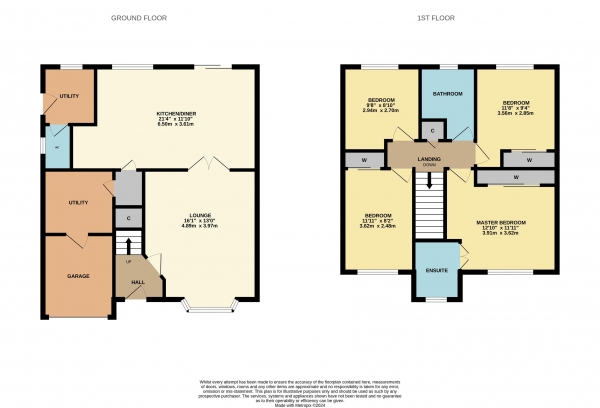 Floor Plan Image for 4 Bedroom Detached House for Sale in Bernica Grove, Ingleby Barwick