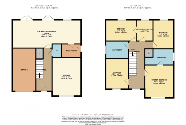 Floor Plan Image for 5 Bedroom Detached House for Sale in Stanegate Avenue, Ingleby Barwick