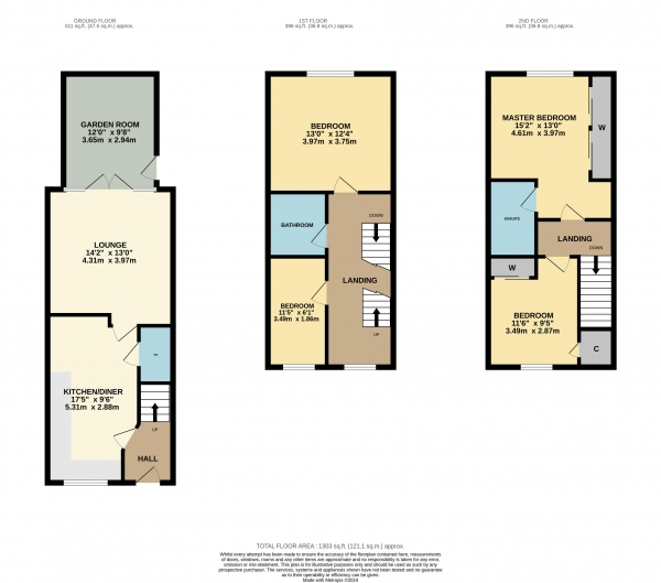 Floor Plan Image for 4 Bedroom Semi-Detached House for Sale in Darbyshire Close, Thornaby