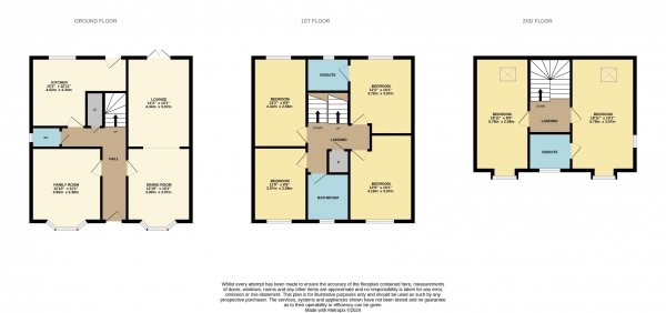 Floor Plan for 6 Bedroom Detached House for Sale in Pennal Grove, Ingleby Barwick, Ingleby Barwick, TS17, 5HP -  &pound350,000