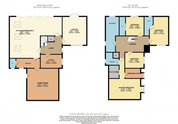 Floor Plan Image for 4 Bedroom Detached House for Sale in Littlecote, Ingleby Barwick