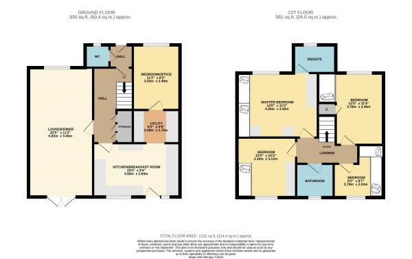 Floor Plan Image for 4 Bedroom Detached House for Sale in Dunmoor Grove, Ingleby Barwick