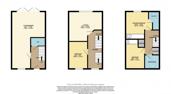 Floor Plan Image for 3 Bedroom Semi-Detached House for Sale in Greensforge Drive, Ingleby Barwick