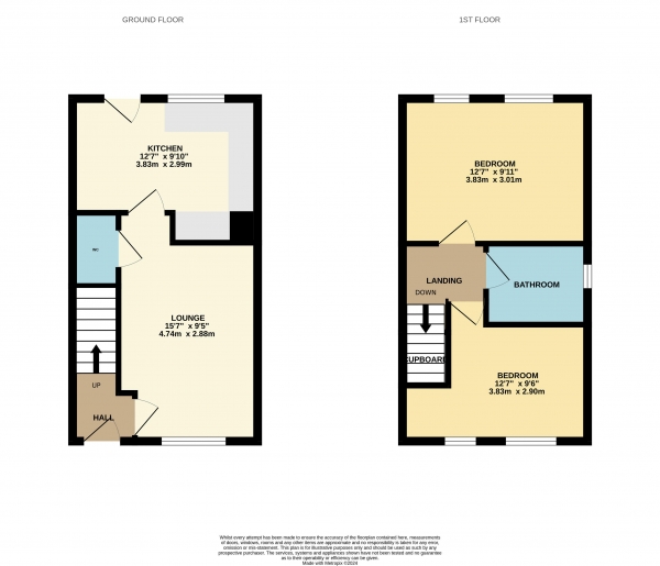 Floor Plan Image for 2 Bedroom Semi-Detached House for Sale in Pottery Wharf, Thornaby