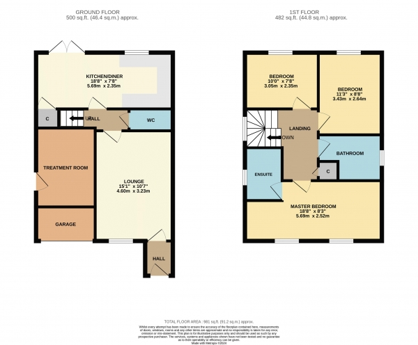 Floor Plan Image for 3 Bedroom Detached House for Sale in Port Way, Ingleby Barwick