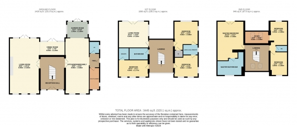 Floor Plan Image for 6 Bedroom Detached House for Sale in Brantingham Drive, Ingleby Barwick