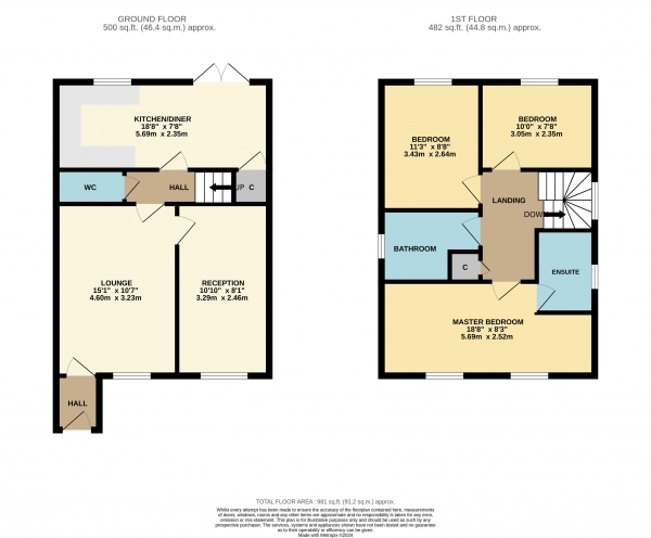 Floor Plan Image for 3 Bedroom Detached House for Sale in Cades Grove, Ingleby Barwick