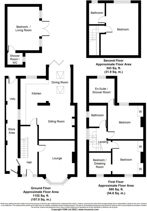 Floor Plan Image for 4 Bedroom Semi-Detached House for Sale in Stanhope Road, Grangefield, Stockton-On-Tees