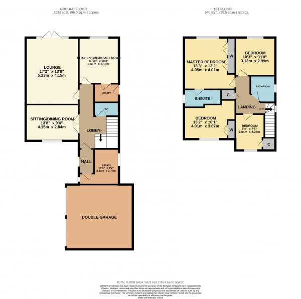 Floor Plan Image for 4 Bedroom Detached House for Sale in Dinas Court, Ingleby Barwick