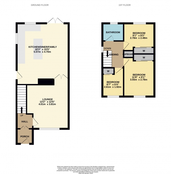 Floor Plan Image for 3 Bedroom Semi-Detached House for Sale in Amesbury Crescent, Hemlington