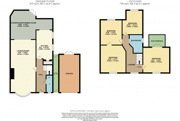 Floor Plan Image for 4 Bedroom Semi-Detached House for Sale in Forest Lane, Kirklevington