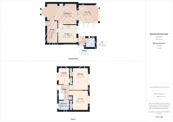 Floor Plan Image for 3 Bedroom Terraced House for Sale in Orchard Road, South Ockendon