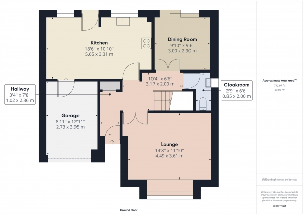 Floor Plan Image for 4 Bedroom Detached House for Sale in Poplar Close, South Ockendon