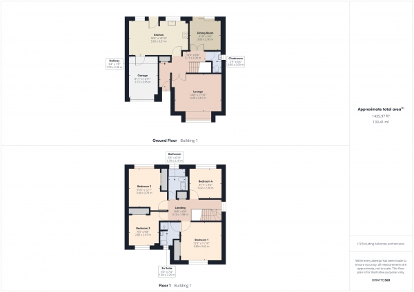 Floor Plan Image for 4 Bedroom Detached House for Sale in Poplar Close, South Ockendon