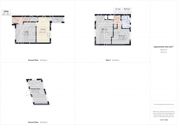 Floor Plan Image for 2 Bedroom Terraced House for Sale in Fullarton Crescent, South Ockendon