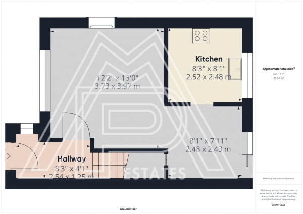 Floor Plan Image for 3 Bedroom Property for Sale in Humber Avenue, South Ockendon