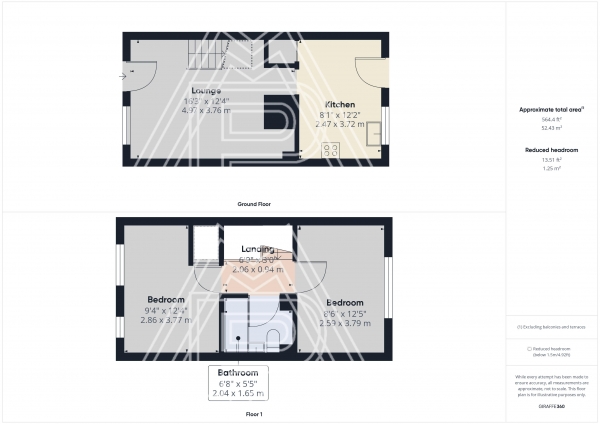 Floor Plan Image for 2 Bedroom Property for Sale in Fielding Avenue, Tilbury