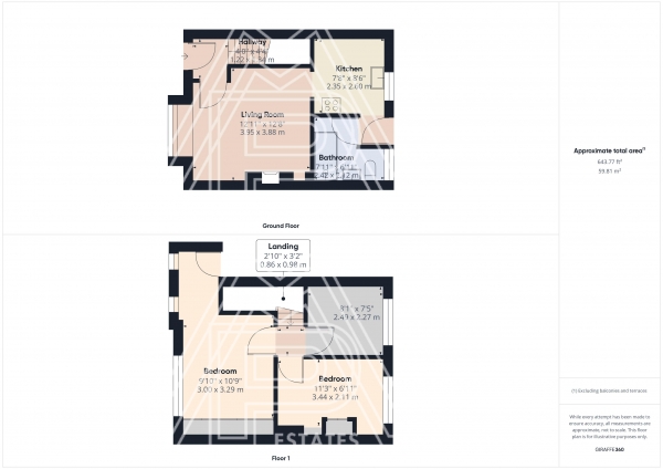 Floor Plan Image for 3 Bedroom Terraced House for Sale in Orchard Road, South Ockendon