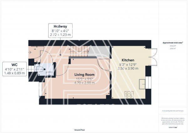 Floor Plan Image for 2 Bedroom Property for Sale in Belhouse Avenue, Aveley, Essex