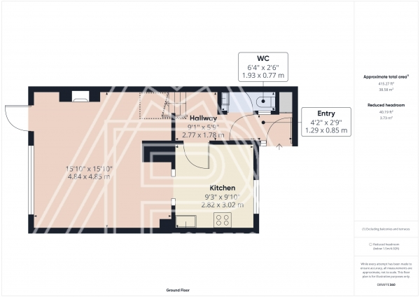 Floor Plan Image for 3 Bedroom Terraced House for Sale in Lime Close, South Ockendon