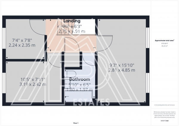 Floor Plan Image for 3 Bedroom Terraced House for Sale in Lime Close, South Ockendon