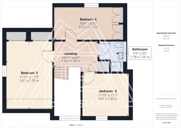 Floor Plan for 5 Bedroom Detached House for Sale in Verona Way, South Ockendon, RM15, 5GS - Guide Price &pound750,000