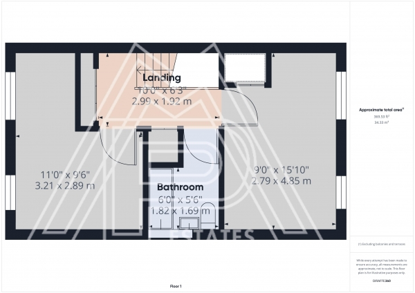 Floor Plan Image for 2 Bedroom End of Terrace House for Sale in Verbena Close, South Ockendon