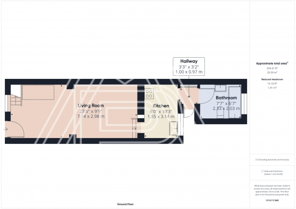 Floor Plan Image for 2 Bedroom Terraced House for Sale in Knowlton Cottages South Road, South Ockendon