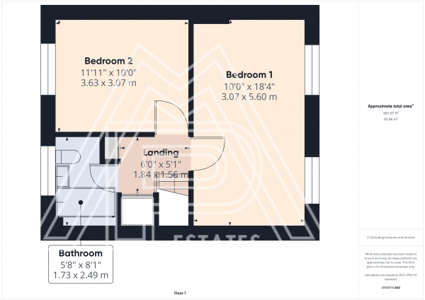 Floor Plan Image for 2 Bedroom Apartment for Sale in Derwent Parade, South Ockendon