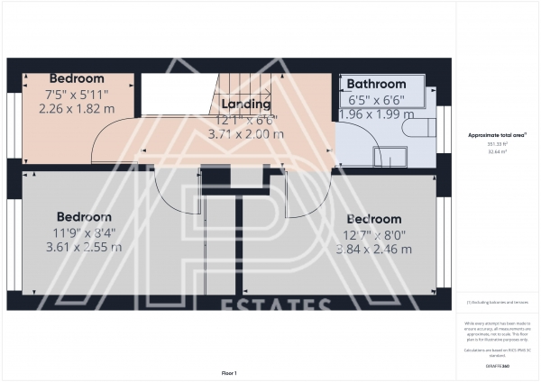 Floor Plan Image for 3 Bedroom Terraced House for Sale in Mill Road, South Ockendon