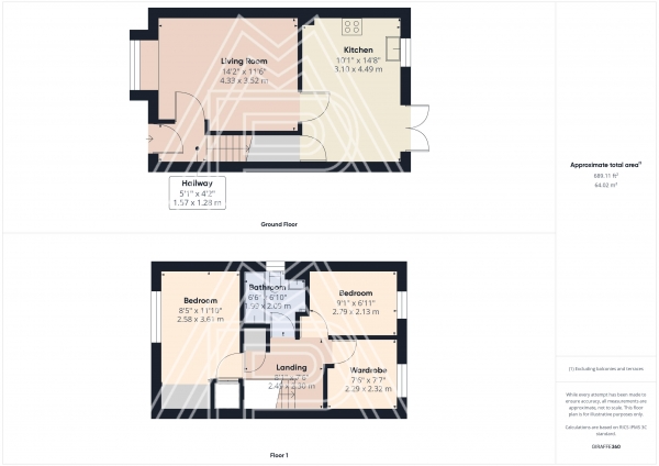 Floor Plan Image for 3 Bedroom End of Terrace House for Sale in Chelmer Drive, South Ockendon