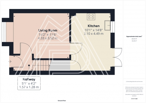 Floor Plan Image for 3 Bedroom End of Terrace House for Sale in Chelmer Drive, South Ockendon