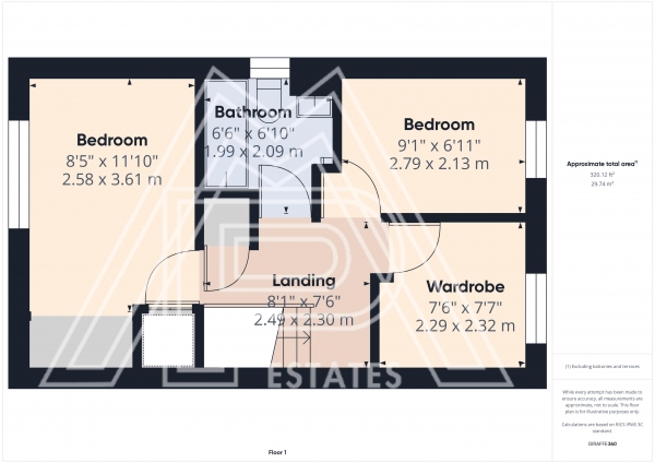 Floor Plan Image for 3 Bedroom End of Terrace House for Sale in Chelmer Drive, South Ockendon