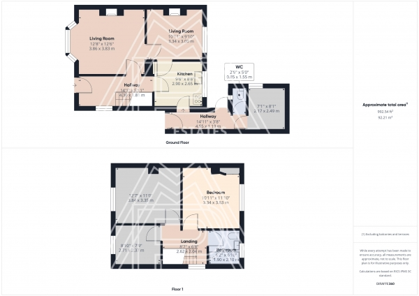 Floor Plan Image for 3 Bedroom Semi-Detached House for Sale in Orchard Road, South Ockendon