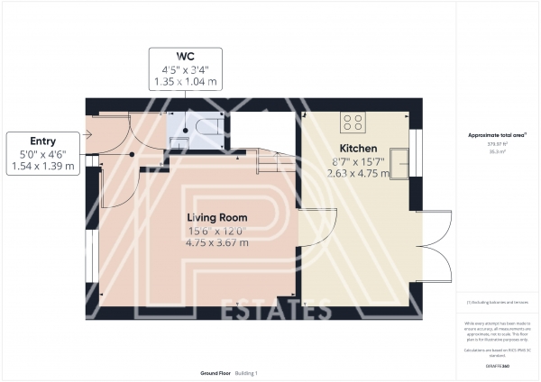 Floor Plan Image for 2 Bedroom Semi-Detached House for Sale in Windstar Drive , South Ockendon