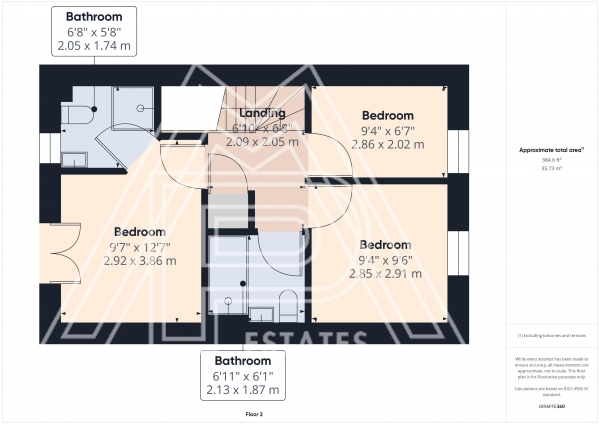 Floor Plan Image for 3 Bedroom Town House for Sale in Marshfoot Close, South Ockendon