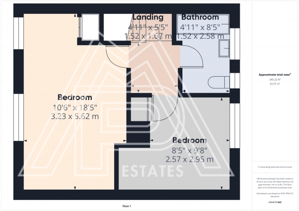 Floor Plan Image for 2 Bedroom Terraced House for Sale in Fulbrook Lane, South Ockendon