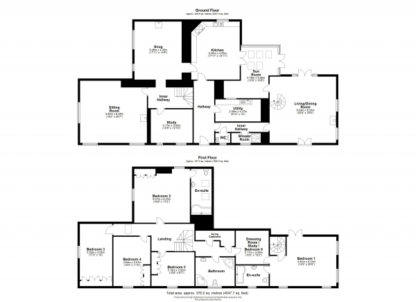 Floor Plan Image for 5 Bedroom Farm House for Sale in Nr. Northlew, Okehampton