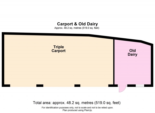 Floor Plan Image for 4 Bedroom Property for Sale in Farmhouse + Cottage set in Approx. 4 Acres - Sampford Courtenay