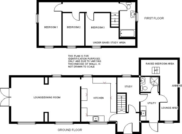 Floor Plan Image for 4 Bedroom Detached House for Sale in Langtree, Nr. Torrington