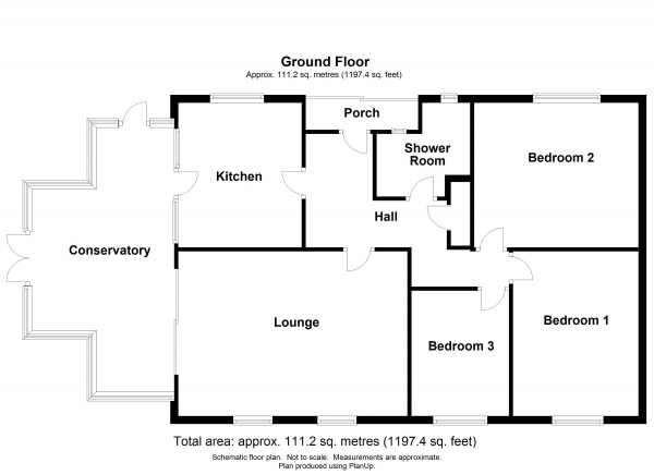 Floor Plan Image for 3 Bedroom Detached House for Sale in Cowsen Lane, Okehampton