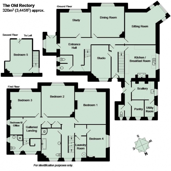 Floor Plan Image for 5 Bedroom Property for Sale in Sourton, Okehampton