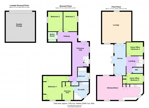 Floor Plan Image for 4 Bedroom Detached House for Sale in YELVERTON