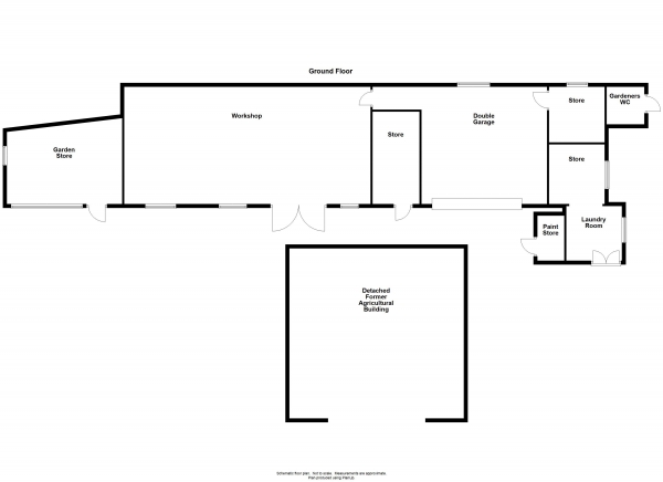 Floor Plan Image for 4 Bedroom Property for Sale in Maders, Near Callington